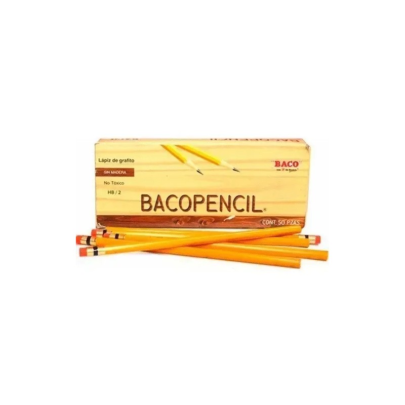 Lapiz De Grafito Baco Bacopencil 53312 Dureza 2hb 10 Piez