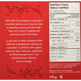 Finn Crisp Multigrain Thin Crisps, 6.2 Ounce
