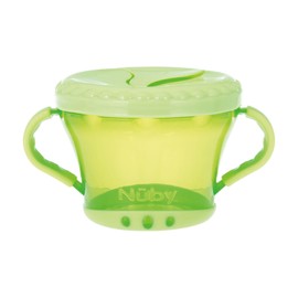 Nuby Toddler Dinnerware Set - (6-Piece) Includes Plate, Bowl, Snack Keeper, Cup, and Utensils - 12+ Months