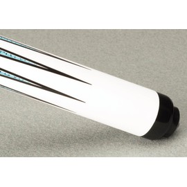 McDermott Lucky L74 Two-Piece Billiards Pool Cue Stick 3/8 x 10 - White