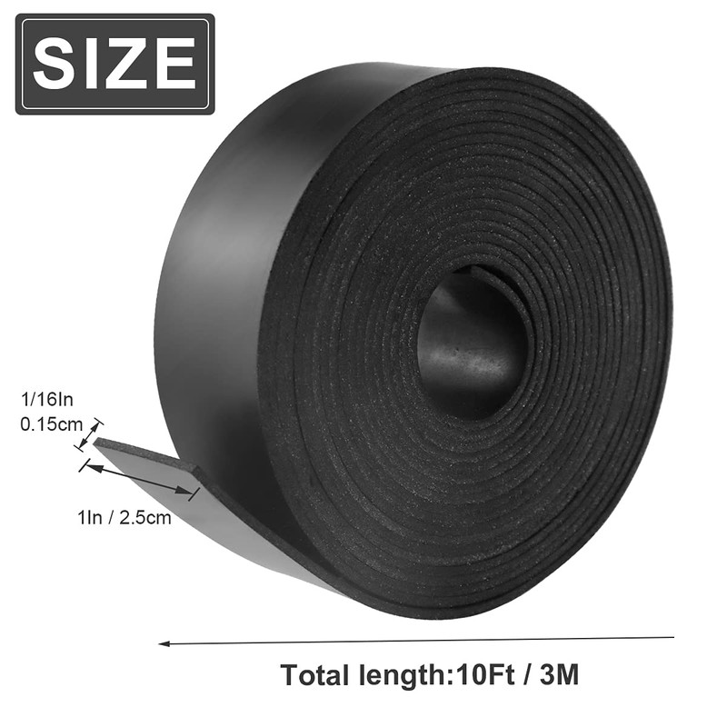 Rubber Strips Neoprene Rubber Mat Rubber Plate 25 mm (W)
