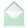 50 x envelopes in mint green - envelopes in DIN