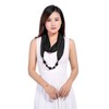 FakeFace Women Beads Pendant Chiffon Scarf Vintage Ethnic Neckerchief Shawl