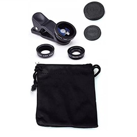 K-S-Trade Qualitativ & Innovativ Smartphone Kamera Linsen Set Für Oppo K13 5G 3in1 Clip-On Adapter Macro Weitwinkel FishEye Fischauge Objektiv Linse