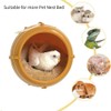 1pcs Chewproof Small Bird Bed Hanging House Hut,Bird Nest for