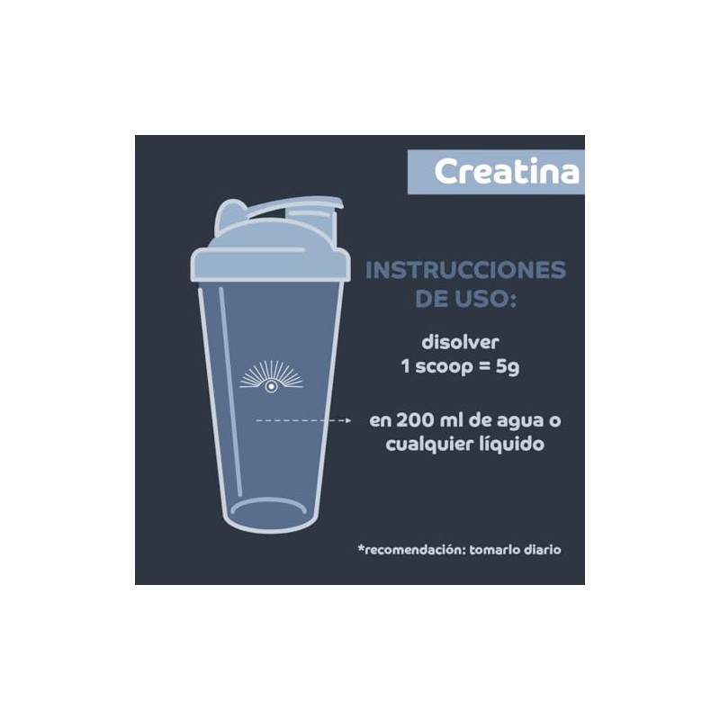 Creatina Monohidratada 350 g Creatina de alta pureza En Polvo