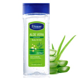 Aloe Vera After Sun - Aloe Vera Gel - 100% Natural Aloe Vera Gel for Face,Hair,Skin - Aloe Vera Moisturiser for Dry Skin Care - Aloe Vera Body Oil Soothe And Calm Skin,Easy to Absorb 200ml