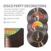 Ciieeo 12pcs Vinyl Record Decoration Mini Mural Pvc