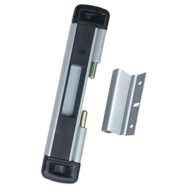 CAL Double-Bolt Lock for Glass Sliding Doors - Advanced Technology to Keep Your Family Safe and Secure - High Security Lock - Virtually Burglar Proof (Double Bolt Lock, Silver)
