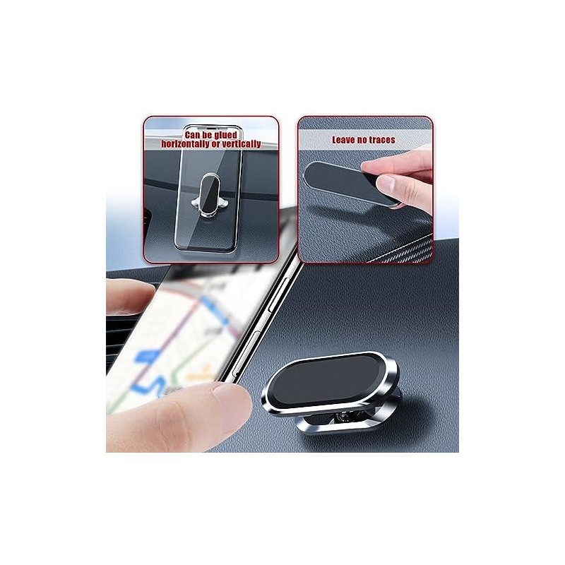 Ziciner - Soporte Magnético para Teléfono de Coche, 360 Ajustable
