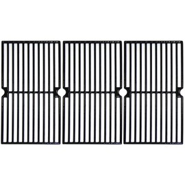Hongso 17 3/4 Inch Porcelain Coated Cast Iron Cooking Grid Grate Gas Grill Replacement part for Brinkmann 810-7490-F, 810-8410-F 810-8410-S 810-2410-S, 810-2411-F, Charmglow 810-8410-F, PCD103, 3-Pack