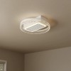 Modern LED Ceiling Fan 20 Inch Remote Control Reversible Motor