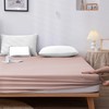 NAFAY LIVING Fitted sheet-Plain Dyed Ultra Soft Microfiber Bedding Sheet