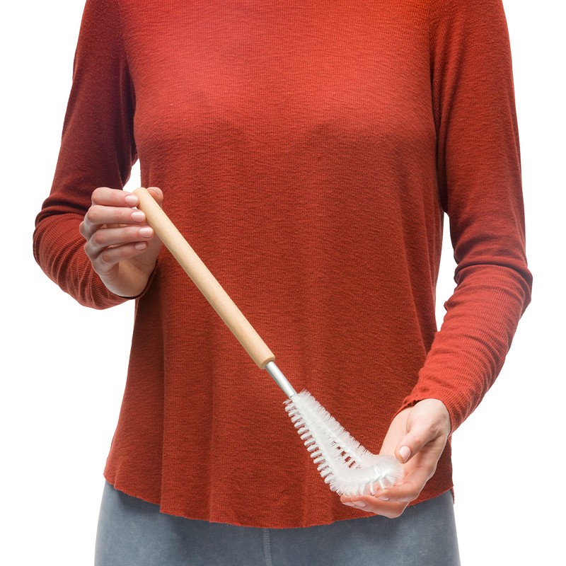 Redecker Urinal Toilet Brush, Oiled Beechwood Handle, 14-3/4-Inches, Made in