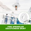Shimeyao 12 Pcs Retrofit Recessed Fire Sprinkler Escutcheon 1/2" IPS