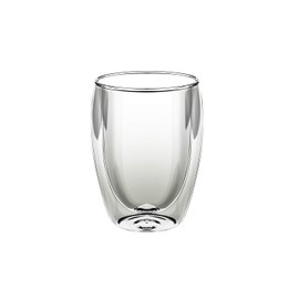 Wilmax WL-888731/A Double-Wall Insulated Thermo Glass 6.8 Ounce, 2.5 Inch Diameter x 3.75 Inch High - Case of 6