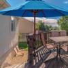 YZZHAJ Deck Patio Umbrella Holder Heavy Duty Adjustable Metal Umbrella