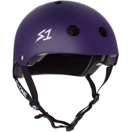 S1 Lifer Helmet for Biking, Skateboarding, and Roller Skating - Purple Matte X-Large (22.5")