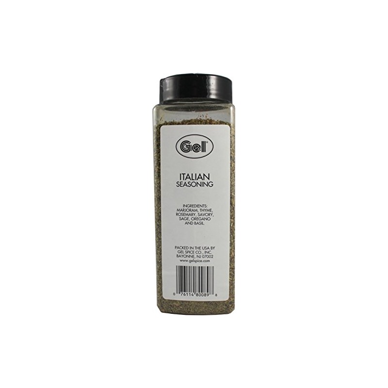 GEL Brand Gourmet Italian Seasoning 5 oz Family Size Jar