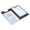 Rapesco CD1L00B2 Clipboard - A4/Foolscap with Foldover Flap, Black