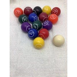 High Skore Billiard Ball Set Miniature Pool Table Resin 1  1/8” Brand New,Full Set,FREESHIP