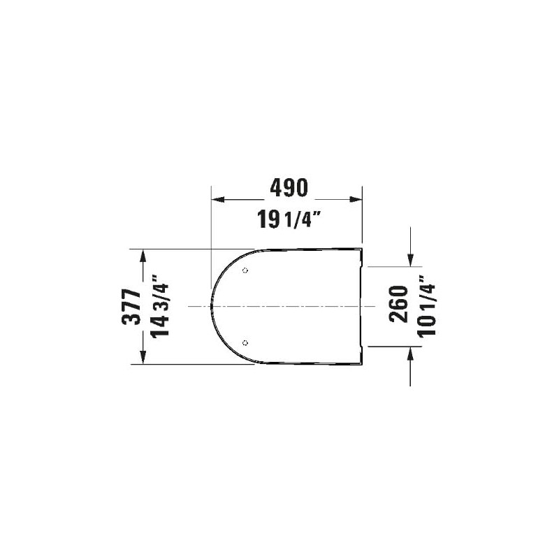 D-Neo Elongated Closed-Front Toilet Seat with Soft Close