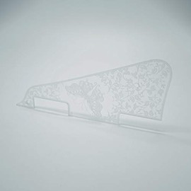 SCORELAY PICKS SC-GPL006 Acrylic Pickguard for Les Paul [Butterfly Engraving]