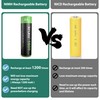 Solar Lights Batteries AA 1600mah High Capacity 1.2V Ni-MH Rechargeable