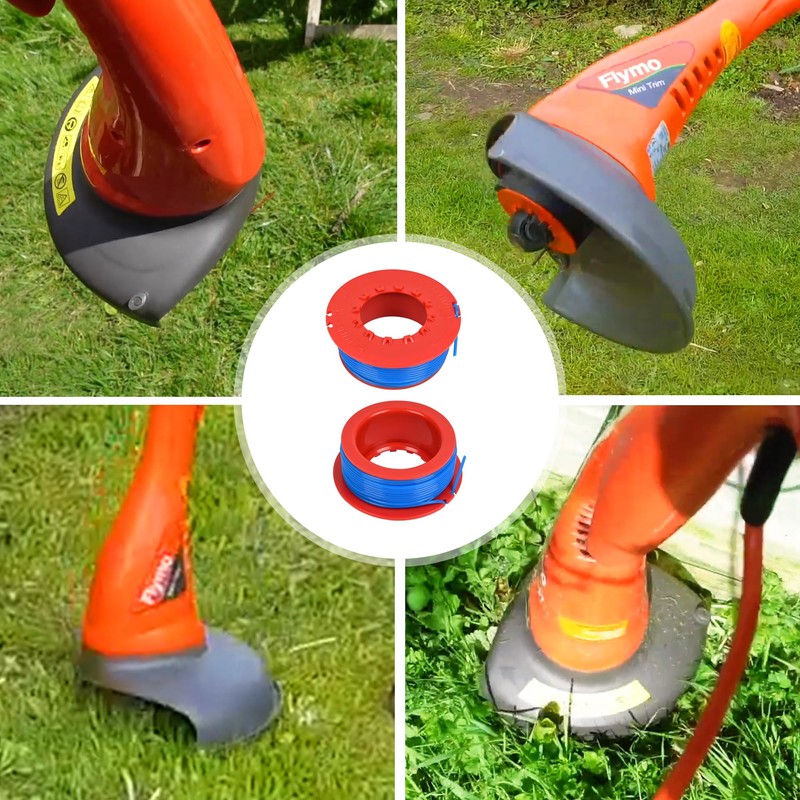 Flaveano Strimmer Wire for Flymo Mini Trim Trimmers, 4 Replacment