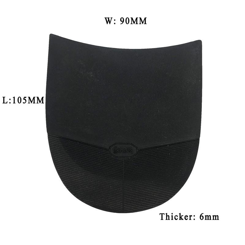 KANEIJI Shoe rubber heels for replacement boot and shoes (Black)