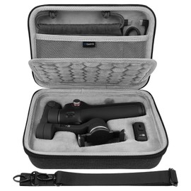 Geekria Hard Shell Travel Carrying Case, Compatible with DJI Osmo Mobile 7P / 7 Gimbal Stabilizer (Dark Gray)