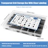1145PCS 25 Sizes Metric & SAE Set Screw Assortment Kit,12.9