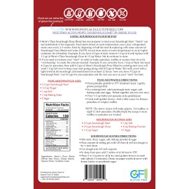 Mom's Place Gluten-Free Sourdough Pancake/Waffle Flour Blend REFILL (2lbs) - Vegan, Nut Free, Dairy Free & Soy Free