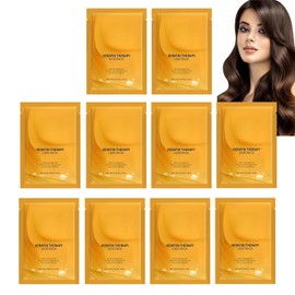 10PCS Hair Keratin Treatment Mask for Dry Damaged Hair,Deep Conditioning Collagen Oil Repair Mask,Hydrating Hair Gloss Treatment for Frizzy Hair,Hair Gloss Treatment,Hydrating Hair Mask for Dry Hair