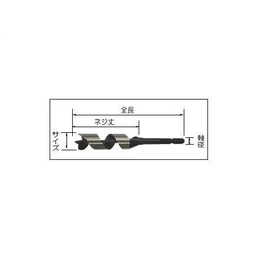 Star-M Combination Short Auger Bit with Brad Point