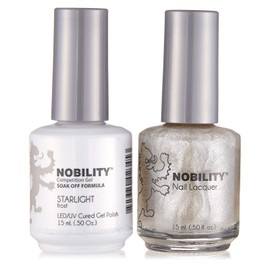 LeChat Nobility – Gel Polish & Nail Lacquer Set - Collection 1-0.5oz (Starlight NBCS027)