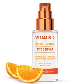 Suero con vitamina C para el contorno de ojos: antienvejecimiento, reduce la hinchazón, las ojeras y las arrugas, hidratante, probado por dermatólogos, cuidado de la piel coreano, 1 oz/30 ml