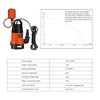 Sump Pump, Prostormer 1HP 3700GPH Submersible Clean/Dirty Water Pump with