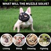 Short Snout Dog Muzzle- Adjustable Bulldog Muzzle Breathable Mesh Dog