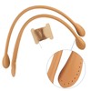 2Pcs Genuine Leather Bag Straps Handle for DIY Hand Accessories
