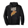 I Love Pizza Slice Dripping Cheese Delight Pullover Hoodie