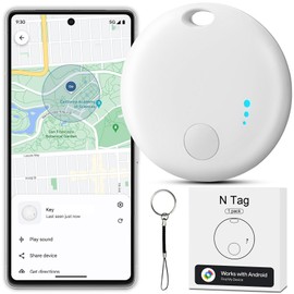 Bluetooth Tracker for Android, Item Finder Work with Google Find My Device App, Keys Finder and Item Locator for Keys Wallet Bags Pets ONLY Android, Smart Tracking Tag for Luggage, Backpack