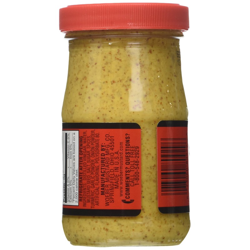 Mister Mustard Original Mustard, 7.5 Ounce, Pack of 6