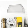 Tofficu Rain Gutter End Plug Gutter Accessories Downspout Parts PVC