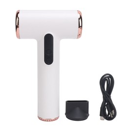Cordless Hair Dryer 3 Speeds 3 Temp USB Rechargeable Portable Small Blow Dryer with Digital Screen for Dorm Camping Travel