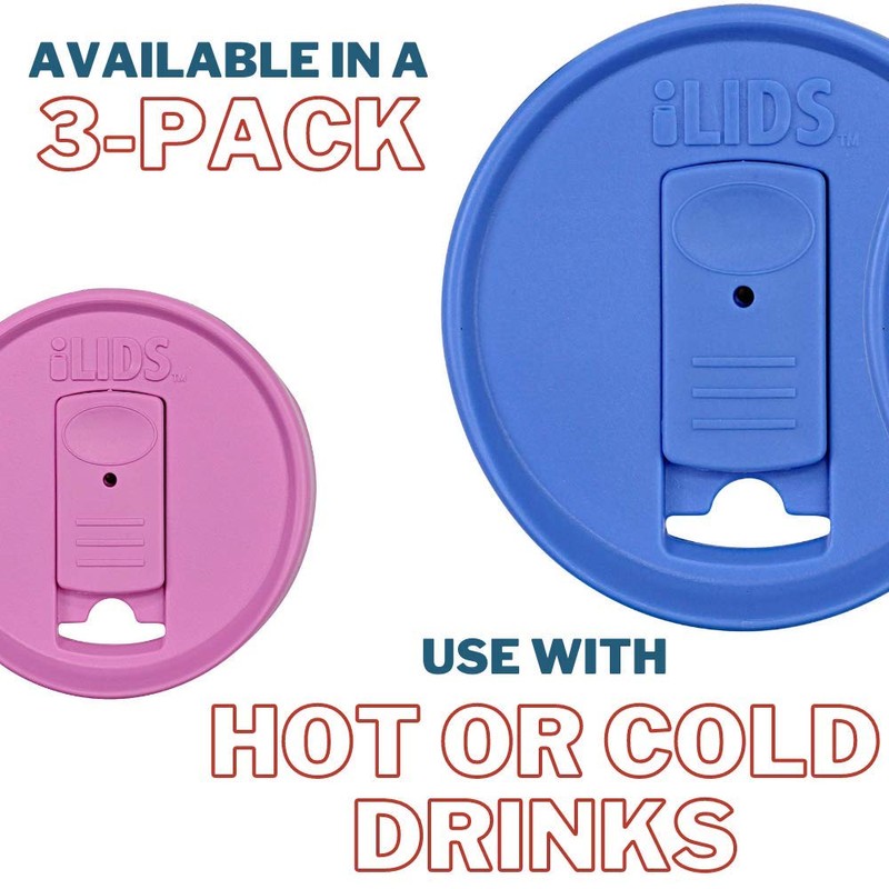 iLIDS Tapa para frascos de bebidas tipo Mason, Paquete de