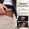 PU Leather Card Holder Wallet for Men – Automatic Pop-Up