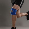 Velcro Knee Brace 4338 with Joint Stabilization, Shock Absorption, and Non-slip Strap 4338 Knee Support Grey 3ea