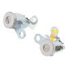 Pair of Front Door Lock Cylinder Set 6905135070 Aluminum Alloy