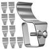 TEHAUX 1set Punch Vinyl Siding Clips Outdoor Hanging Hooks for
